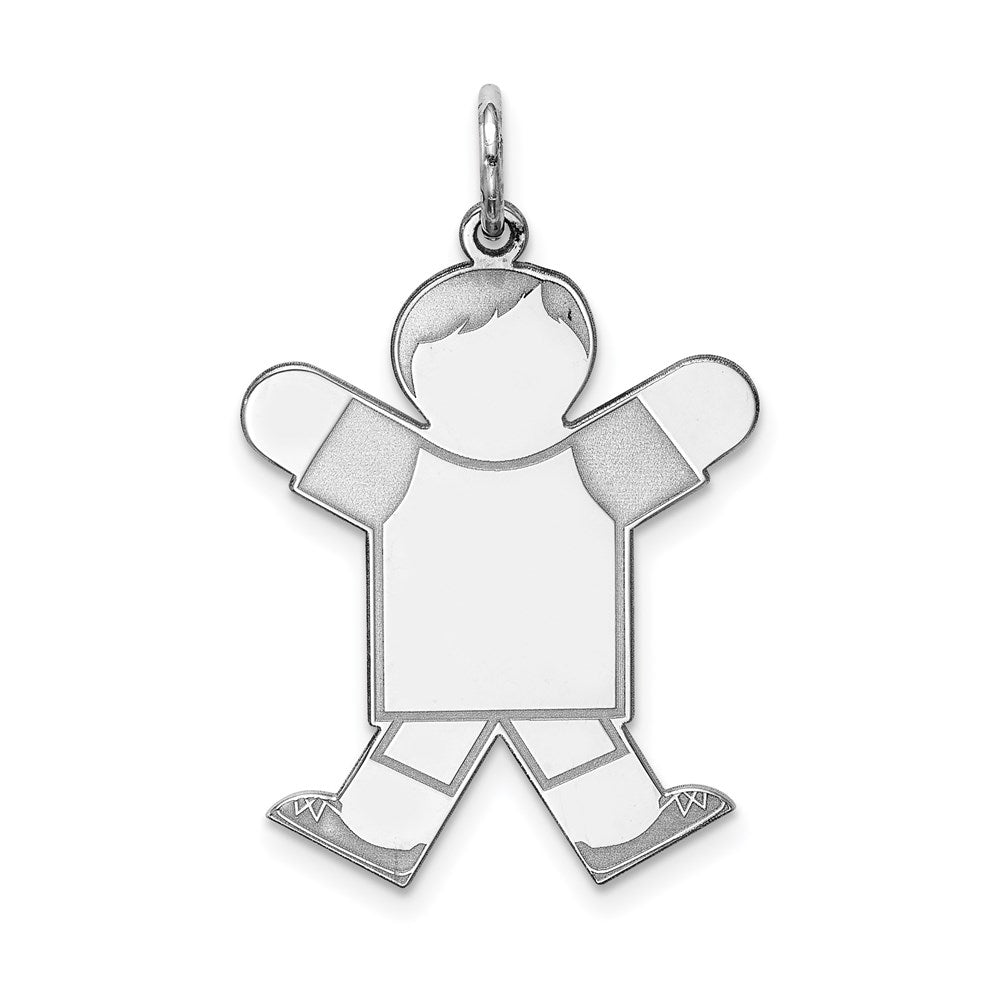 Sterlingsilber Rhodiniert Kinder Charm