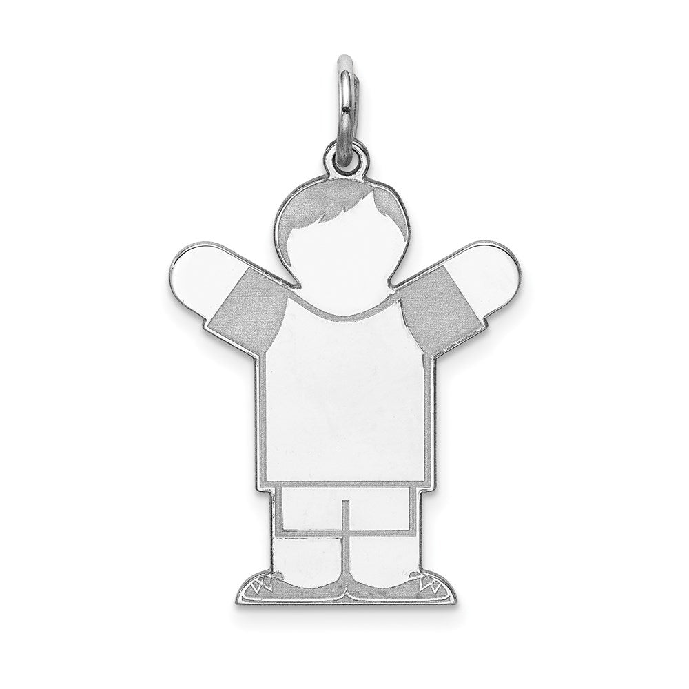 Sterlingsilber Rhodiniert Kinder Charm