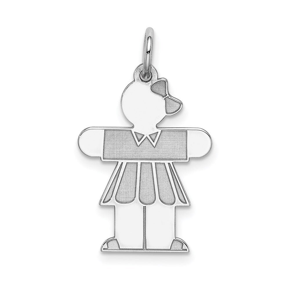 Sterlingsilber Rhodiniert Kinder Charm