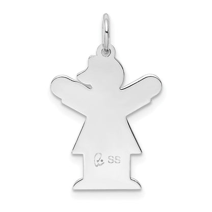 Sterlingsilber Rhodiniert Kinder Charm