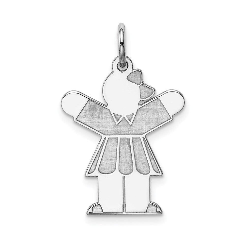 Sterlingsilber Rhodiniert Kinder Charm