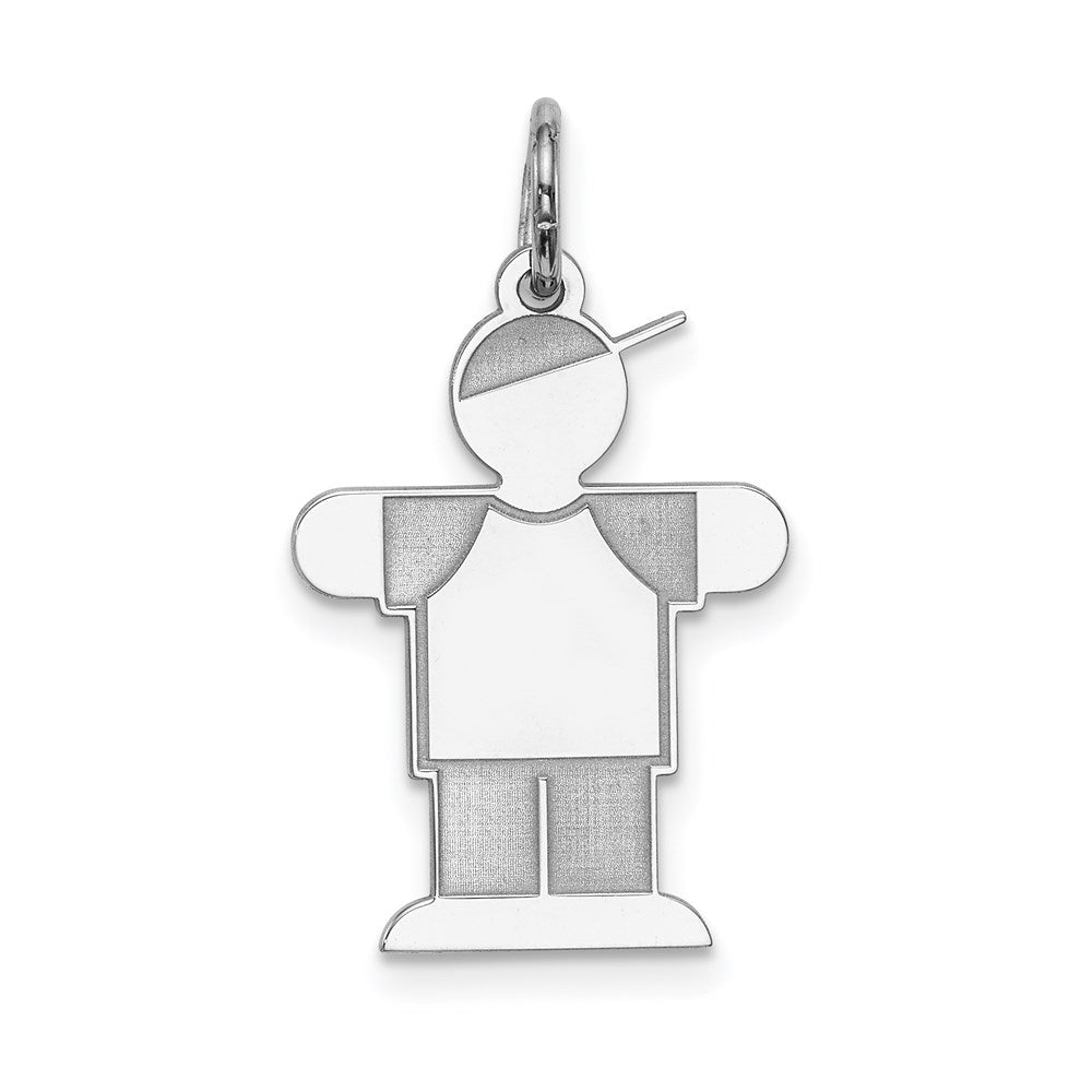 Sterlingsilber Rhodiniert Kinder Charm