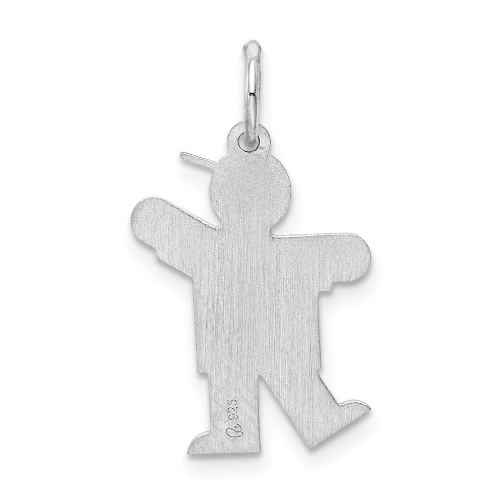 Sterlingsilber Rhodiniert Kinder Charm