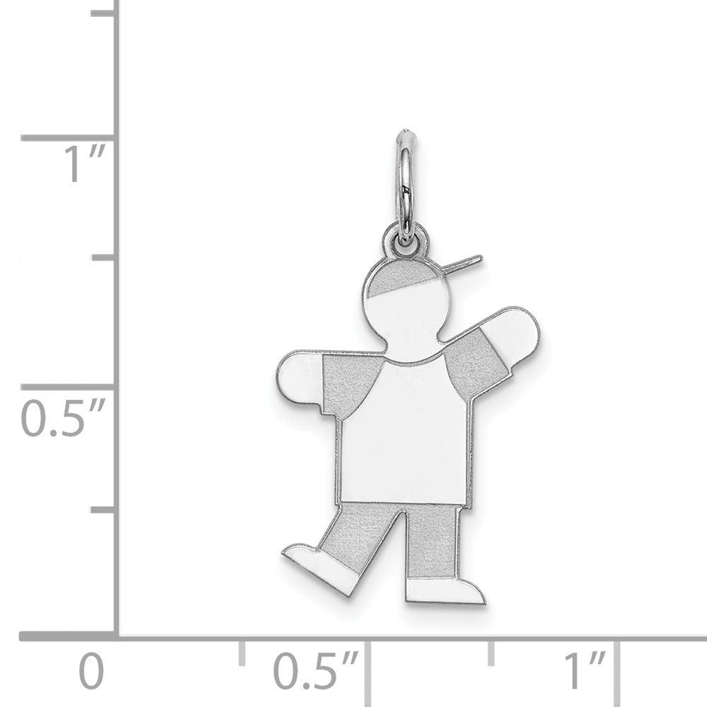 Sterlingsilber Rhodiniert Kinder Charm