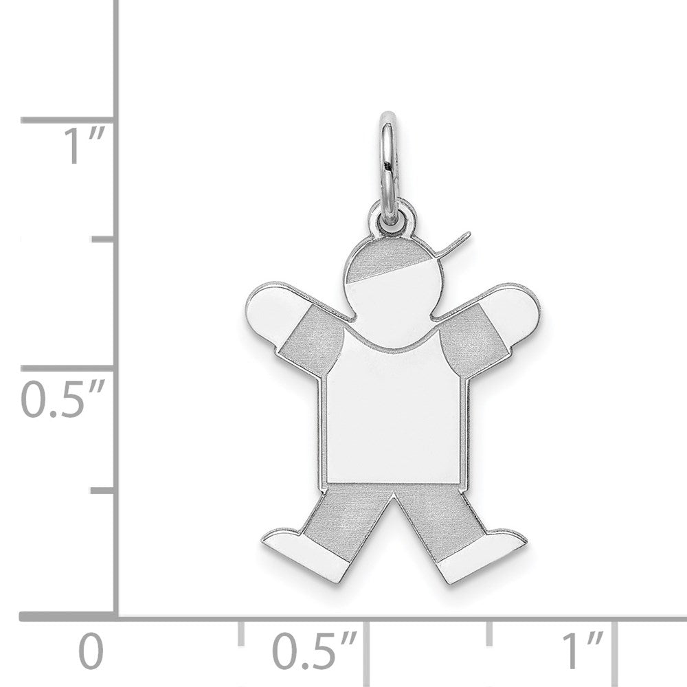 Sterlingsilber Rhodiniert Kinder Charm