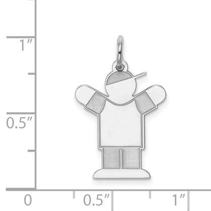 Sterlingsilber Rhodiniert Kinder Charm