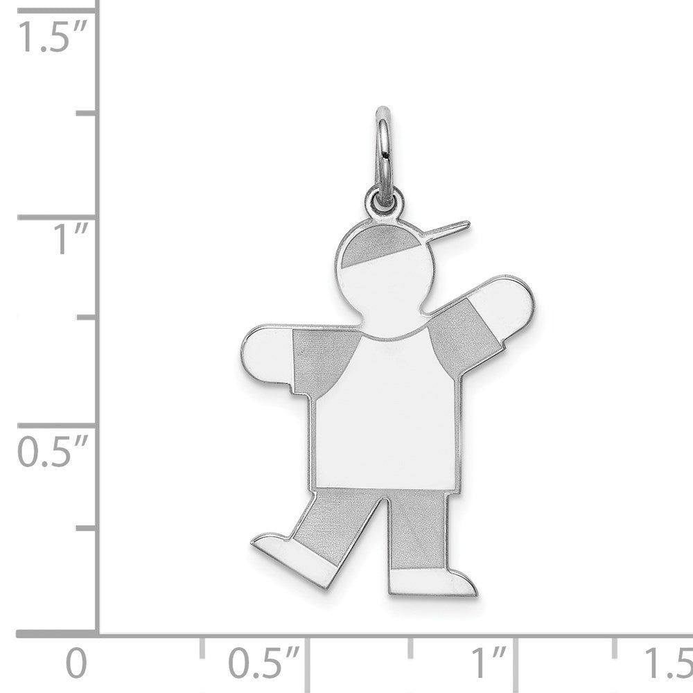 Sterlingsilber Rhodiniert Kinder Charm