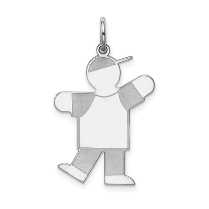 Sterlingsilber Rhodiniert Kinder Charm