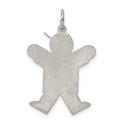 Sterlingsilber Rhodiniert Kinder Charm