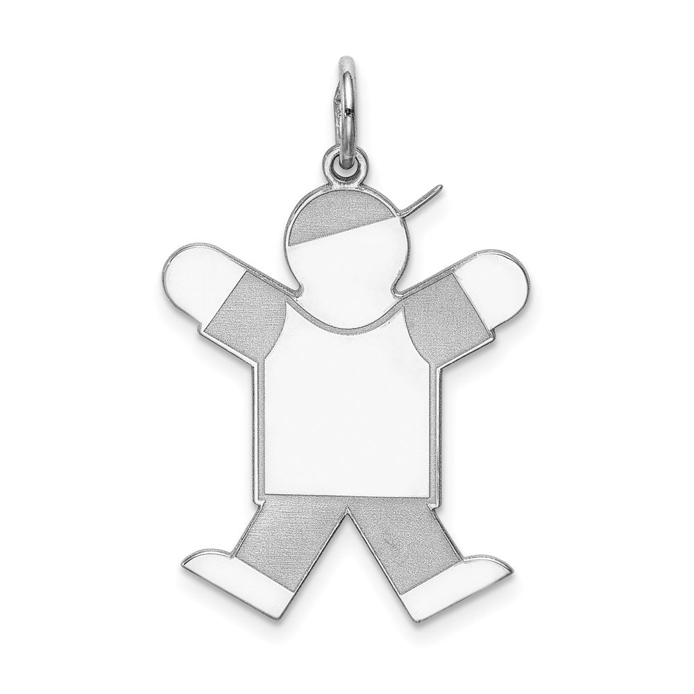 Sterlingsilber Rhodiniert Kinder Charm