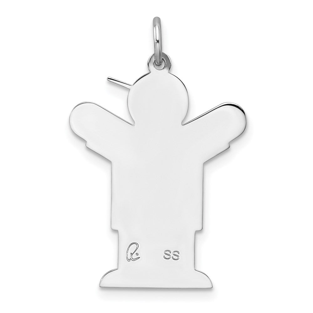 Sterlingsilber Rhodiniert Kinder Charm