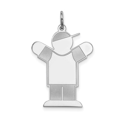 Sterlingsilber Rhodiniert Kinder Charm