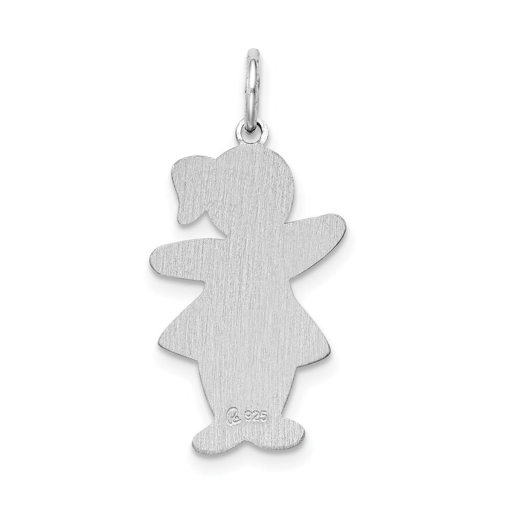 Sterlingsilber Rhodiniert Taschen Sized Cuddle Charm