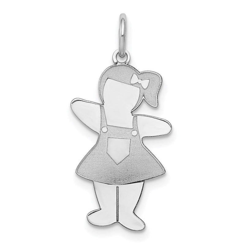 Sterlingsilber Rhodiniert Taschen Sized Cuddle Charm