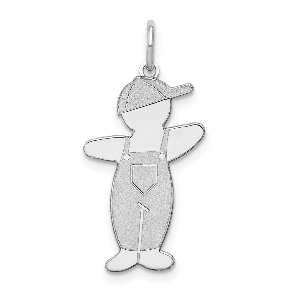 Sterlingsilber Rhodiniert Pee Wee Cuddle Charm
