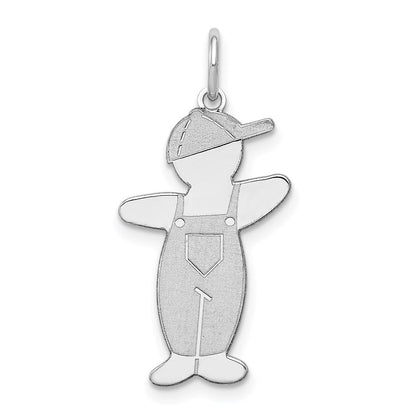 Sterlingsilber Rhodiniert Pee Wee Cuddle Charm