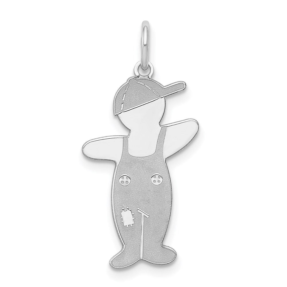 Sterlingsilber Rhodiniert Spunky Cuddle Charm