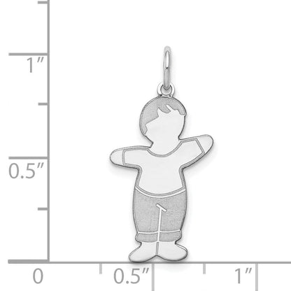 Sterlingsilber Rhodiniert Momma Junge Cuddle Charm