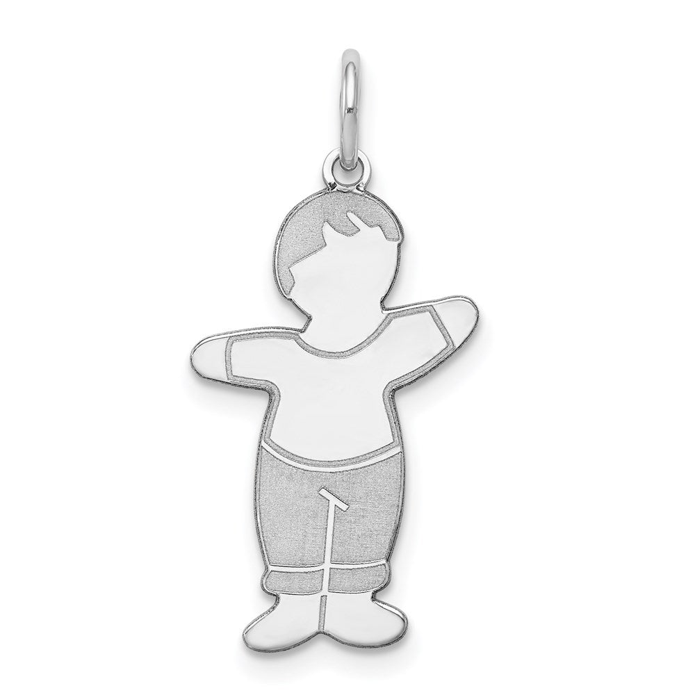 Sterlingsilber Rhodiniert Momma Junge Cuddle Charm