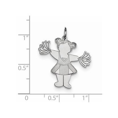 Sterlingsilber Rhodiniert Pom Cuddle Charm