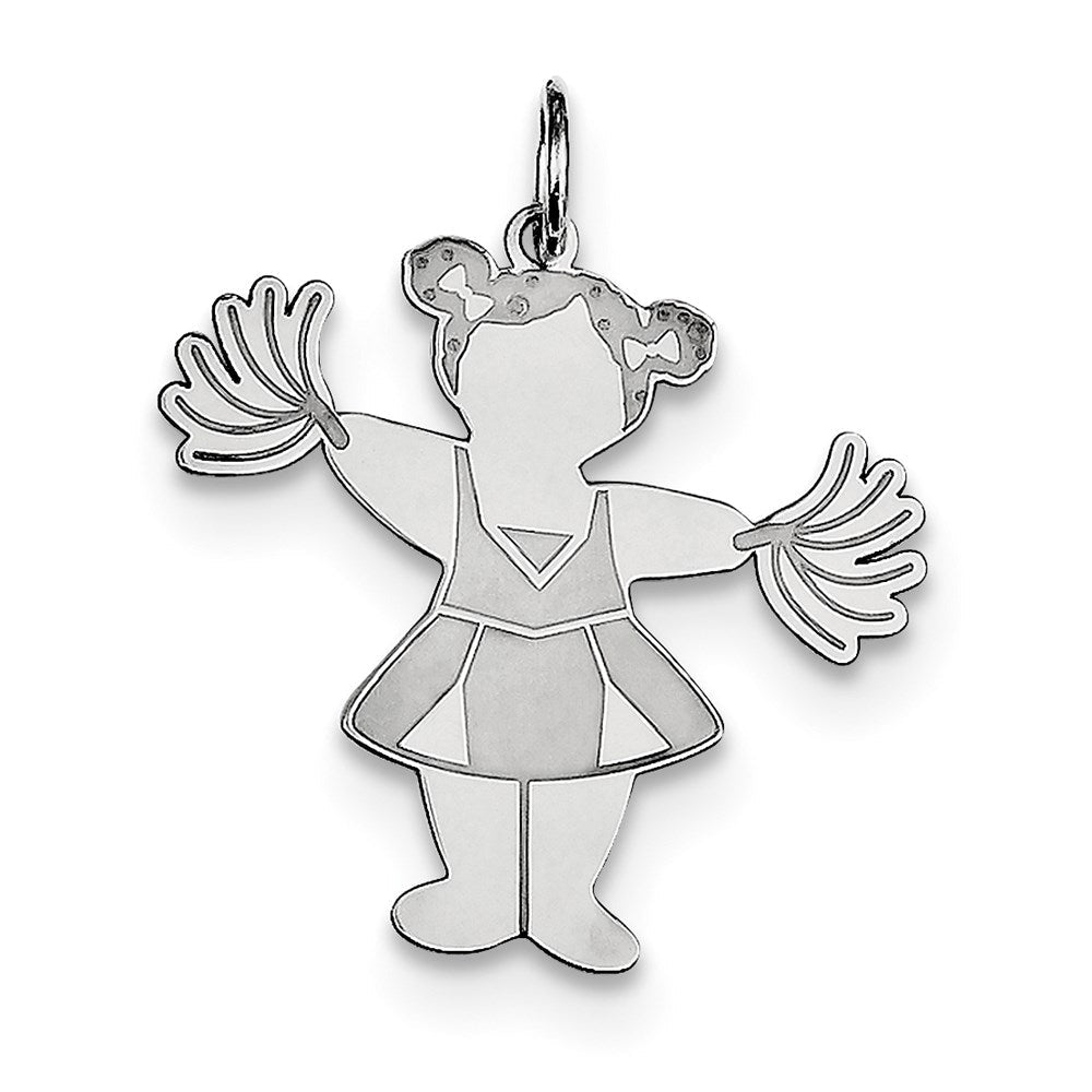 Sterlingsilber Rhodiniert Pom Cuddle Charm