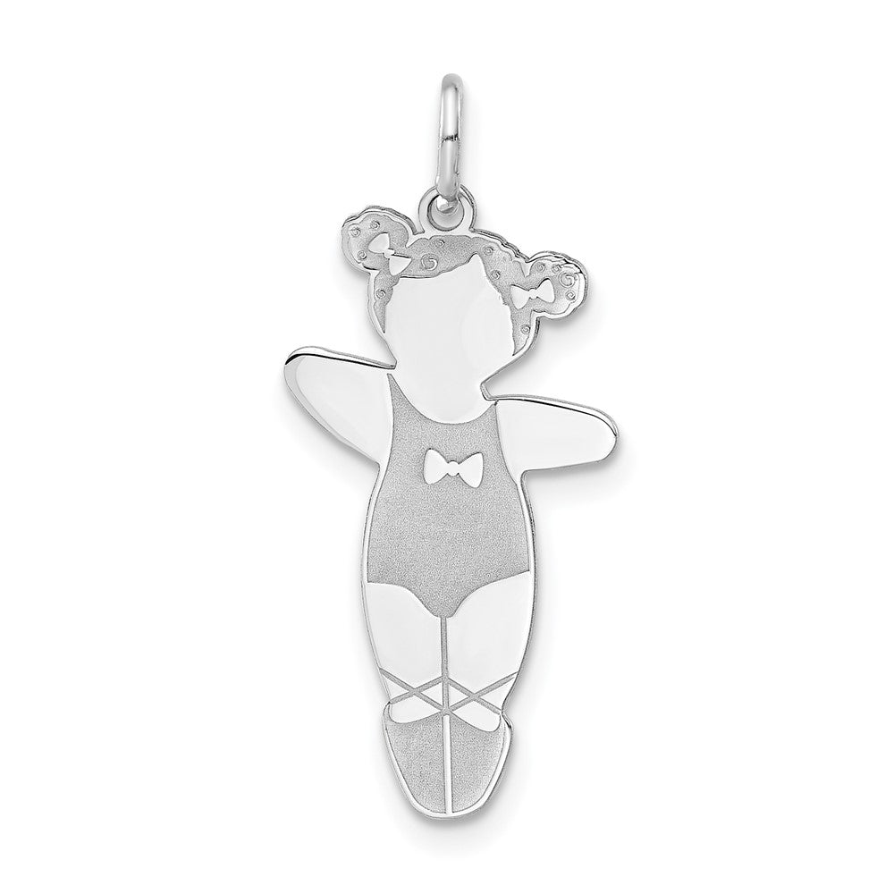Sterlingsilber Prima Ballerina Cuddle Charm