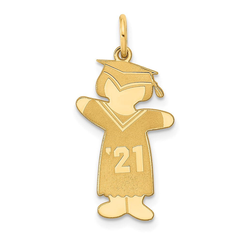 Vergoldet Gp Sterlingsilber Class Of 2021 Mädchen Cuddle Charm