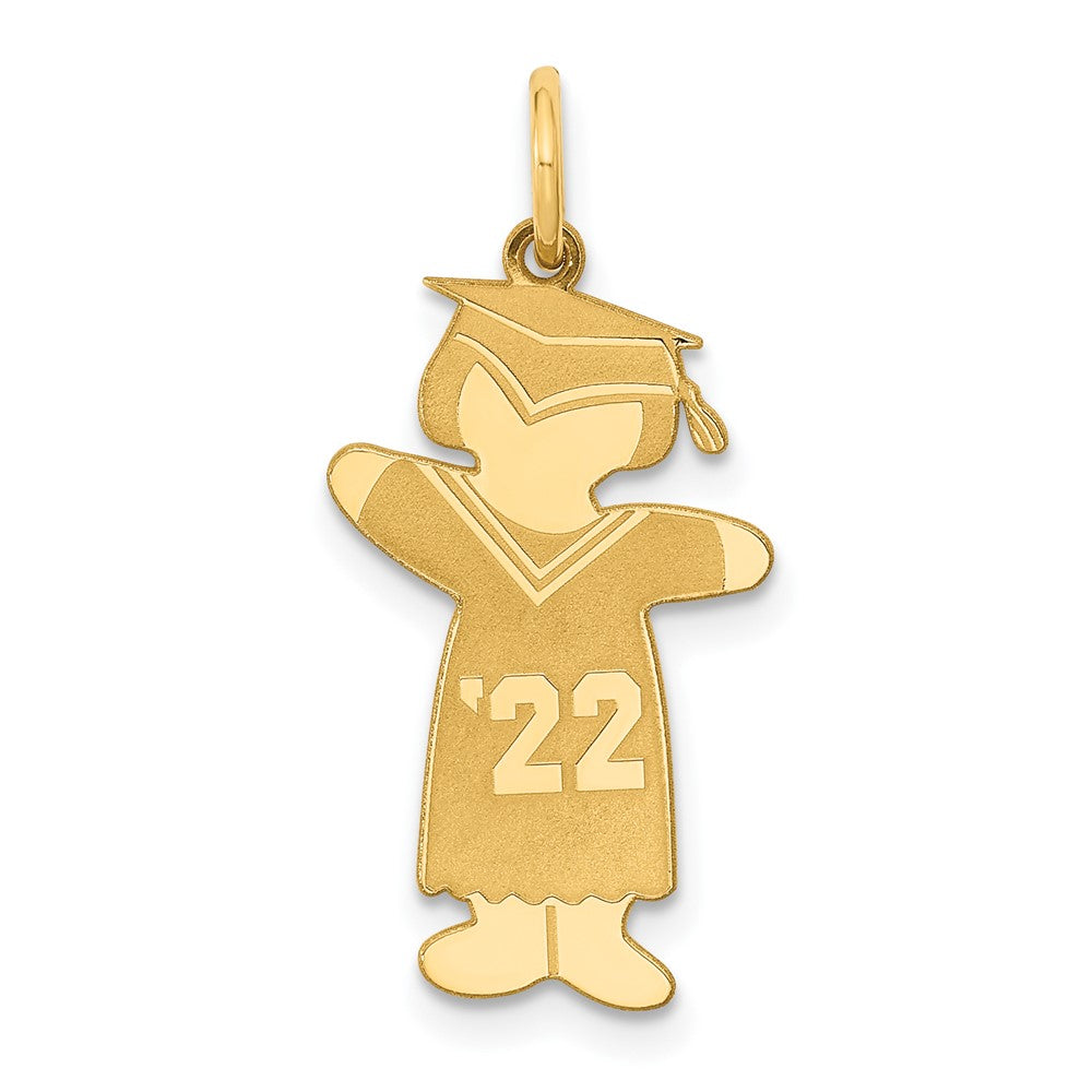 Vergoldet Gp Sterlingsilber Class Of 2022 Mädchen Cuddle Charm