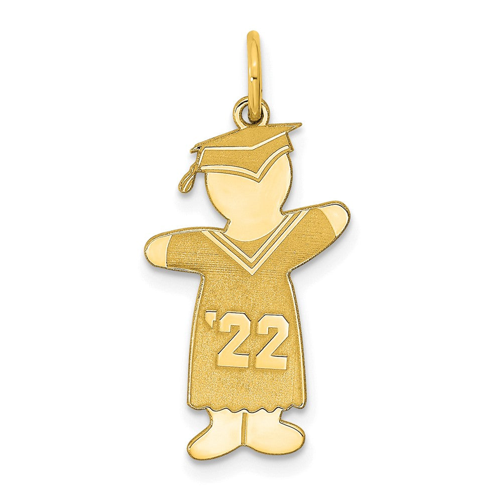 Vergoldet Gp Sterlingsilber Class Of 2022 Junge Cuddle Charm