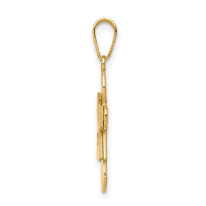 14K Diamant-Anhänger für Kinder