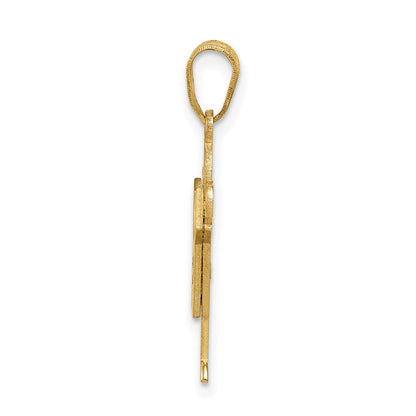 14K Kinder-Anhänger mit AA-Diamant