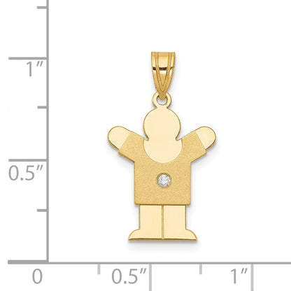 14K Kinder-Anhänger mit AA-Diamant
