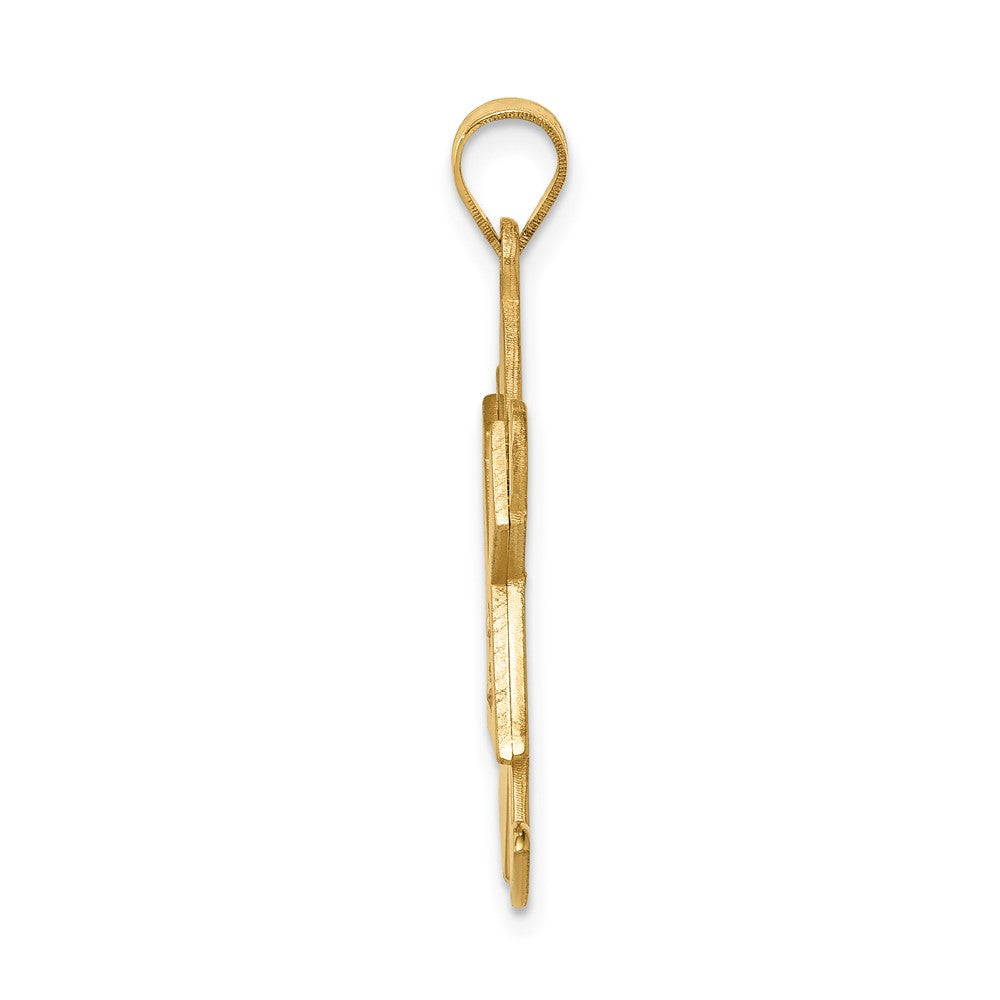 14K Diamant-Anhänger für Kinder