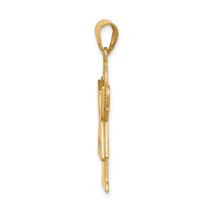 14K Diamant-Anhänger für Kinder