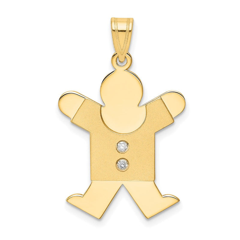 14K AA-Diamant-Anhänger für Kinder