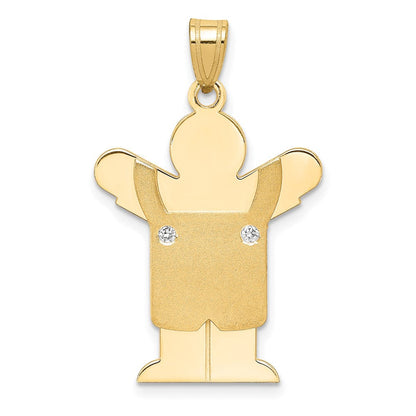 14K AA-Diamant-Anhänger für Kinder