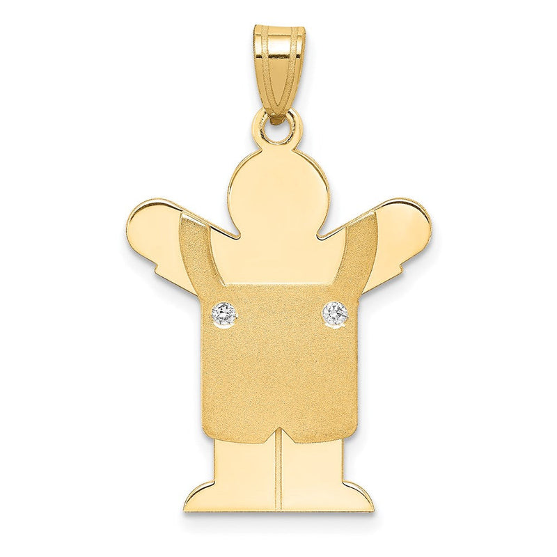 14K AA-Diamant-Anhänger für Kinder