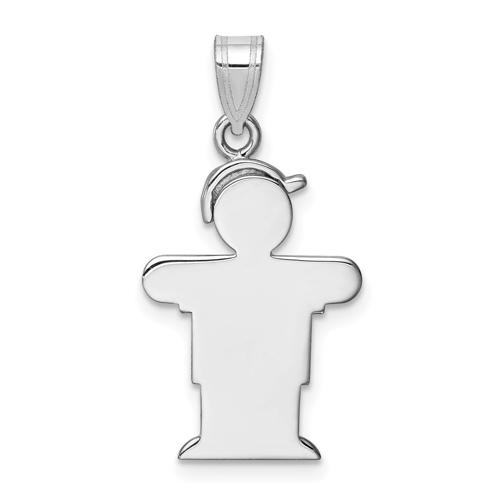 14K Weißgold Diamant-Anhänger für Kinder