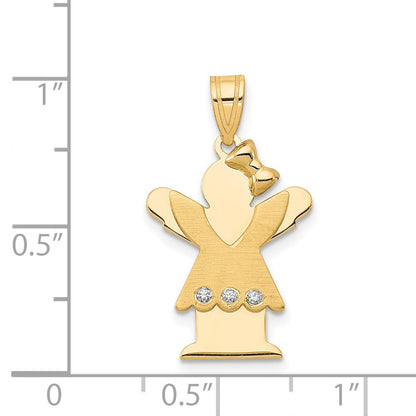 14K Diamant-Anhänger für Kinder, VS