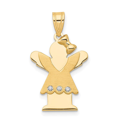 14K Diamant-Anhänger für Kinder, VS