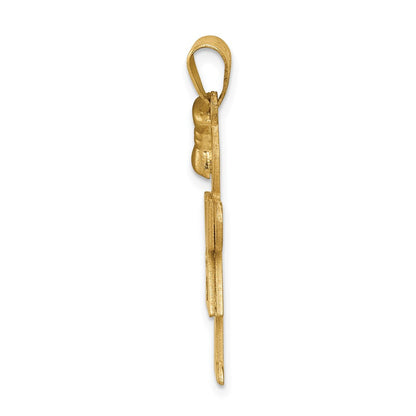 14K Diamant-Anhänger für Kinder