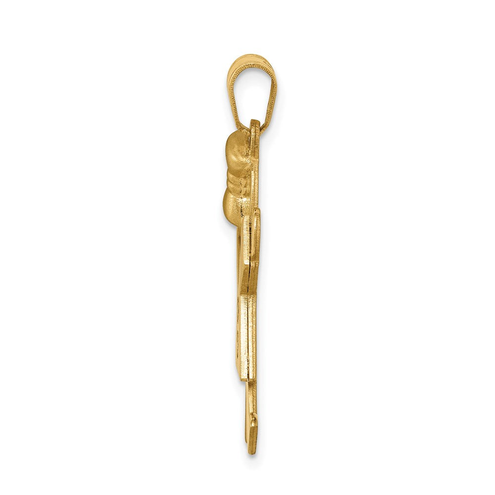 14K Diamant-Anhänger für Kinder