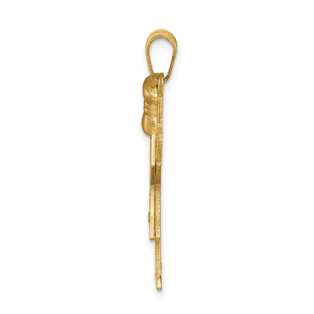 14K Gold Diamant-Anhänger für Kinder