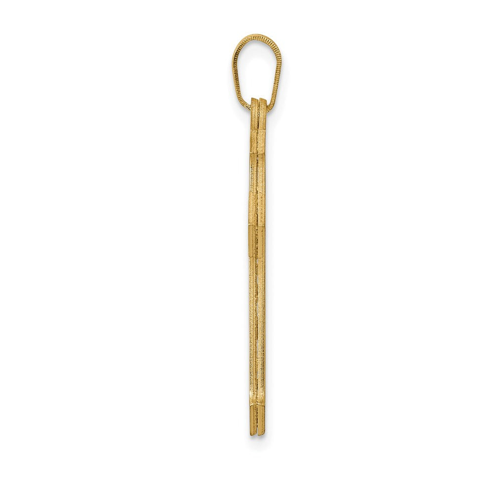 14K Gelbgold Passionskreuz-Anhänger