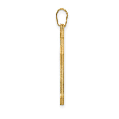14K Gelbgold Passionskreuz-Anhänger