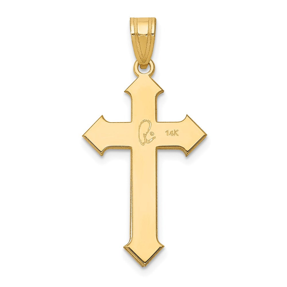 14K Gelbgold Passionskreuz-Anhänger