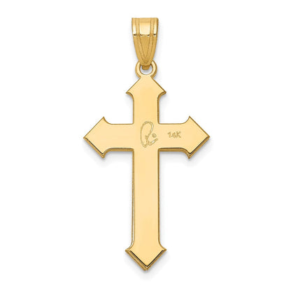 14K Gelbgold Passionskreuz-Anhänger