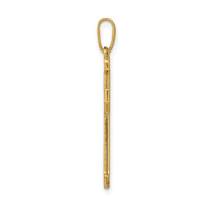 14K Gelbgold Passion-Kreuz-Anhänger