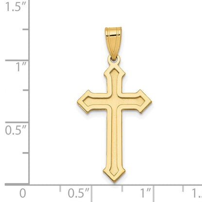 14K Gelbgold Passion-Kreuz-Anhänger