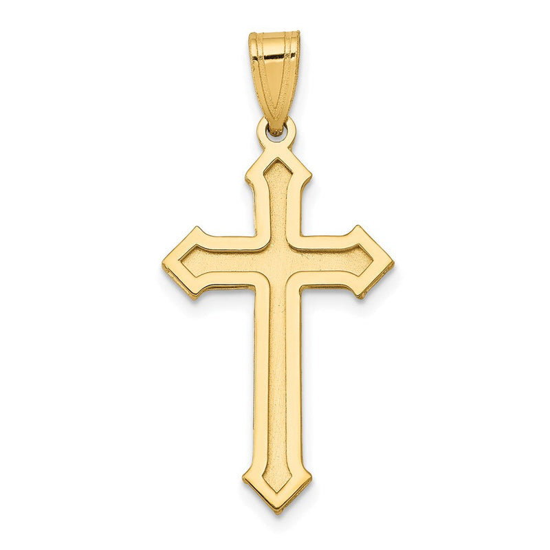 14K Gelbgold Passion-Kreuz-Anhänger